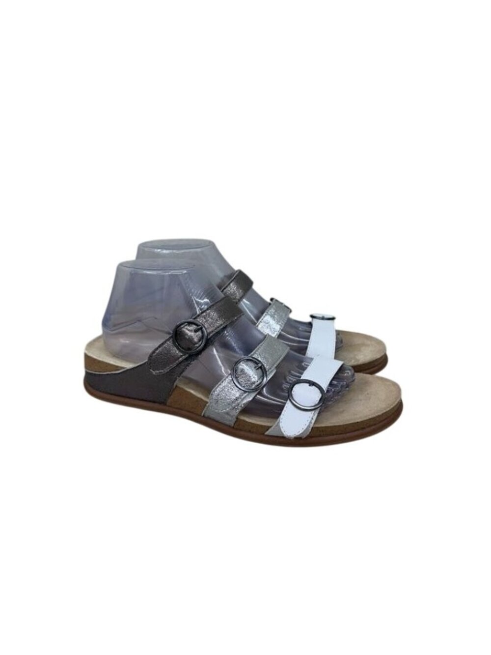 Dansko Campbell Adjust Three Strap Slide Sandals Wedge Shoe Womens 41 US 10.5-11